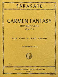 Carmen Fantasy, Opus 25 (Violin And Accomp.)