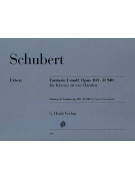 Schubert Fantasy f minor op. 103 D 940, Schubert fantasia,