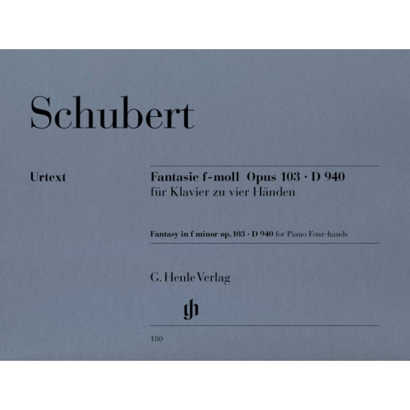 Schubert Fantasy f minor op. 103 D 940, Schubert fantasia,