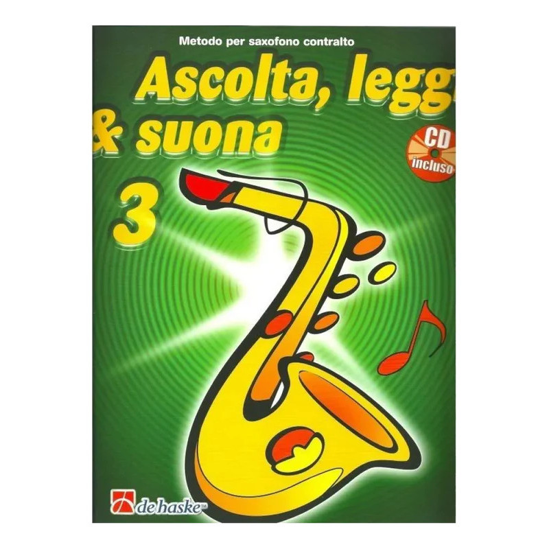 ascolta leggi suona metodo sax alto, sax per principianti