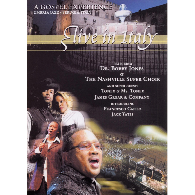 Bobby Jones Gospel Experience Live in Italy DVD,
