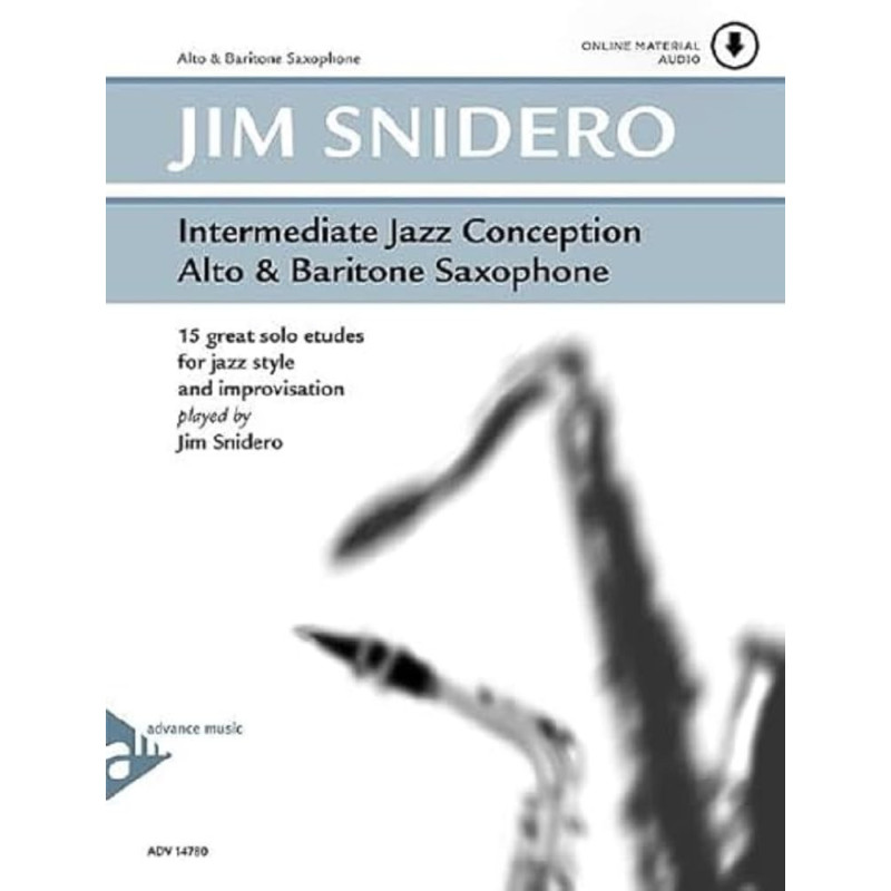 Snidero Intermediate Jazz Conception alto sax,