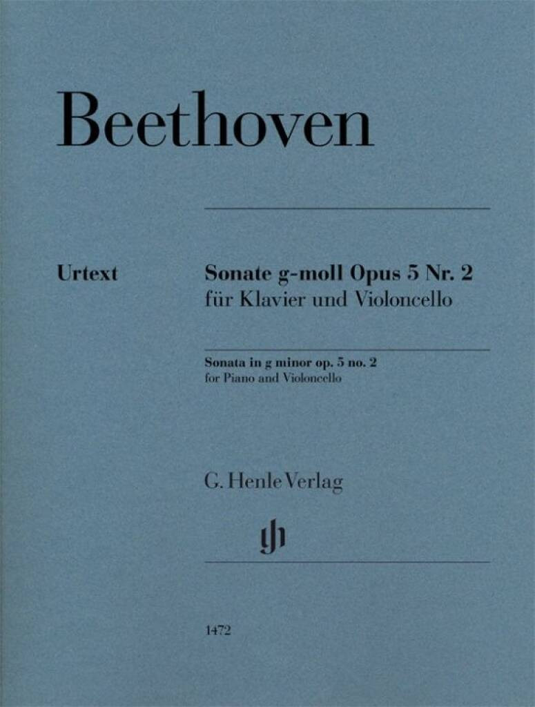 Beethoven - Violoncello Sonata G Minor Op. 5 Nr. 2