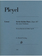 Pleyel Six easy Duets, Pleyel duetti violino,