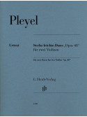 Pleyel Six easy Duets, Pleyel duetti violino,