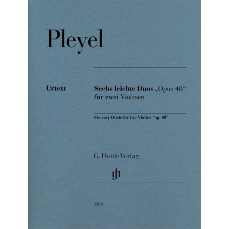 Pleyel Six easy Duets, Pleyel duetti violino,