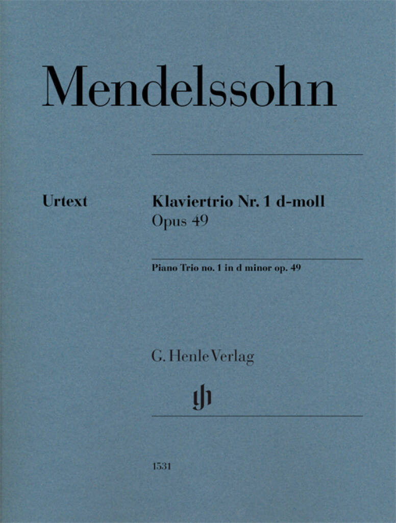 Mendelssohn - Piano Trio No. 1 in D Minor Op. 49