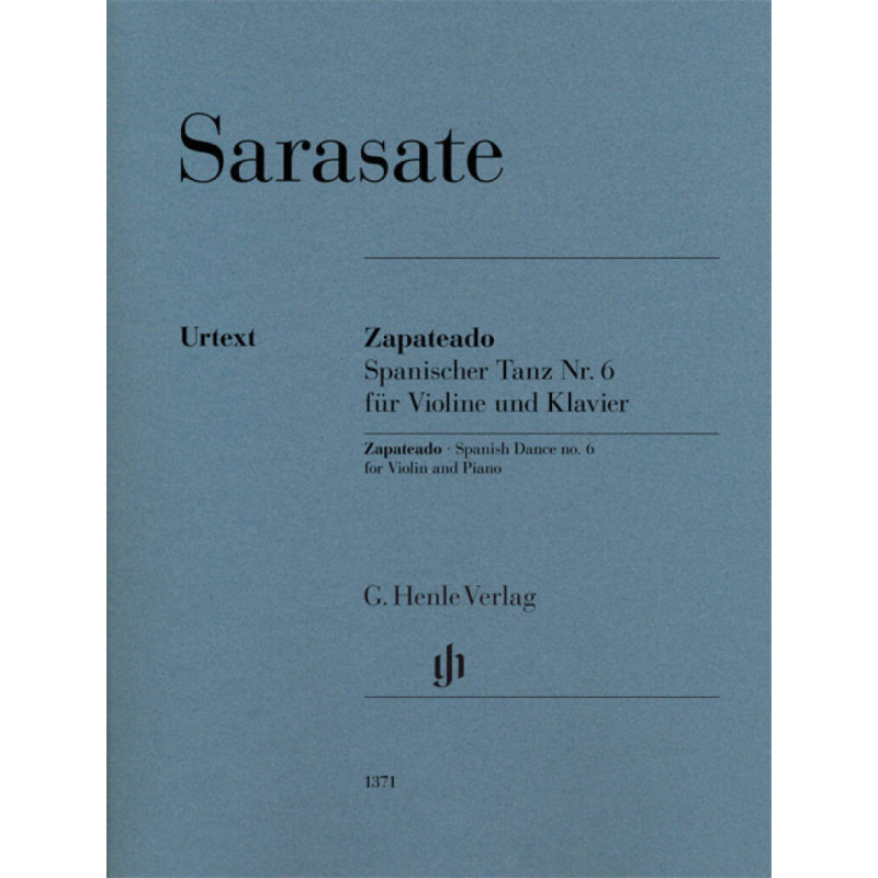 Sarasate Zapateado Spanish Dance Violin and Piano,