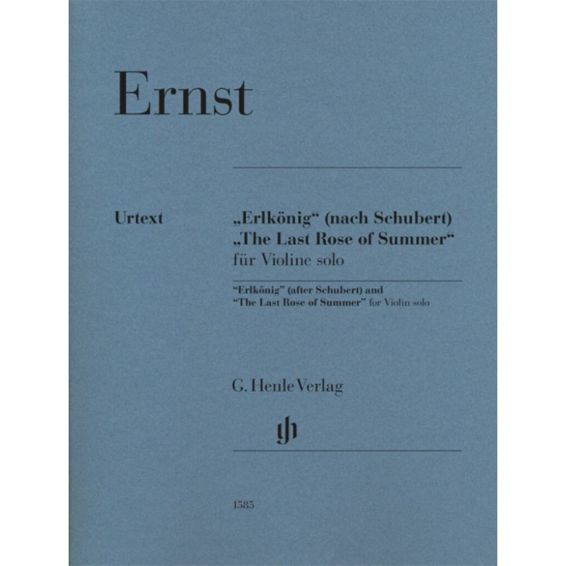 Ernst Erlkönig The Last Rose of Summer Violin,