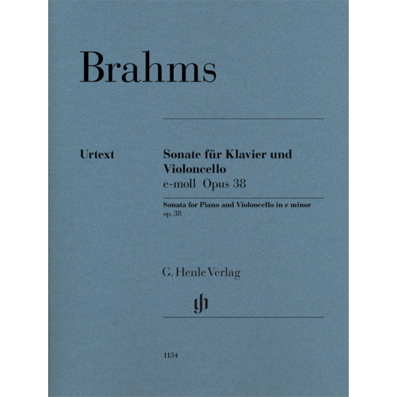 Brahms Violoncello Sonata E Minor Op. 38,