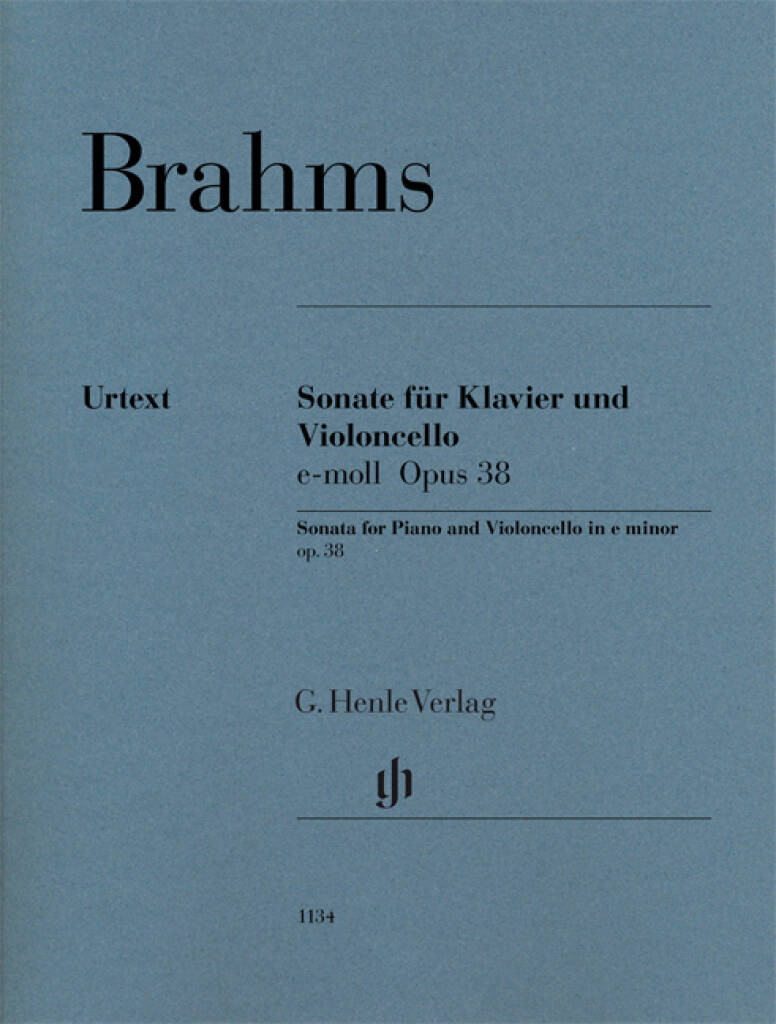 Brahms - Violoncello Sonata E Minor Op. 38
