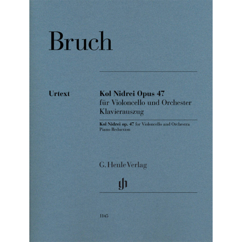 Bruch Kol Nidrei Op. 47 Violoncello and Orchestra,