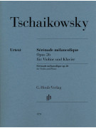 Tchaikovsky Serenade mélancolique op. 26 Violin,