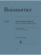 De Boismortier Six Sonatas op. 14 two Violoncellos,