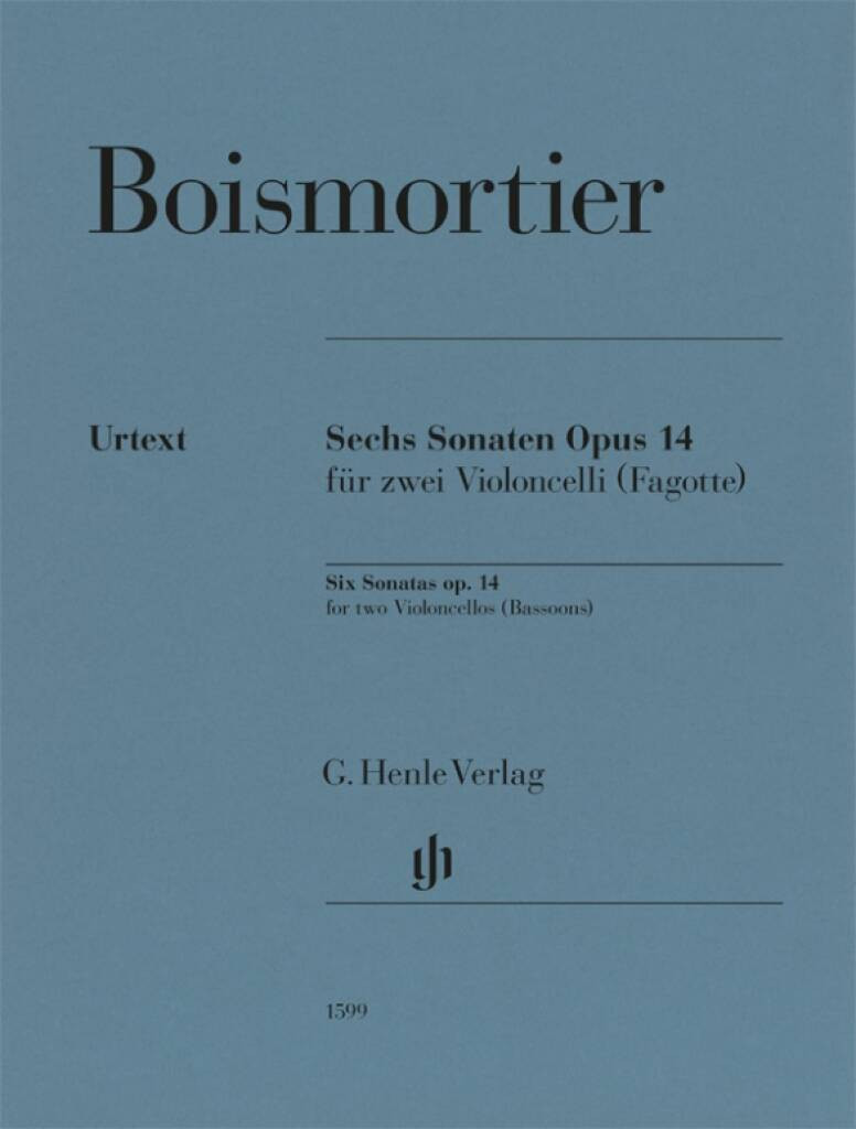 De Boismortier - Six Sonatas op. 14 for two Violoncellos (Bassoons)