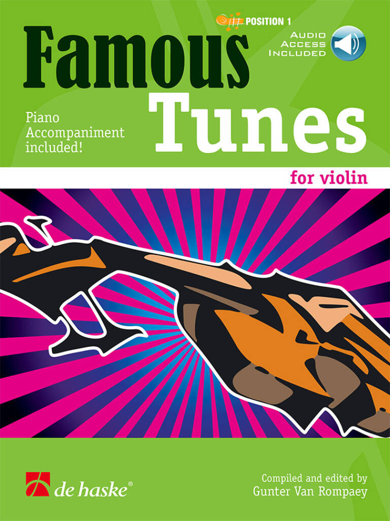 Famous Tunes - For Violin (book/Audio-online