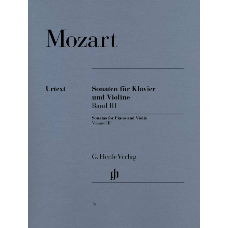 Mozart Sonaten fur Klavier und Violin, Mozart spartiti pianoforte,