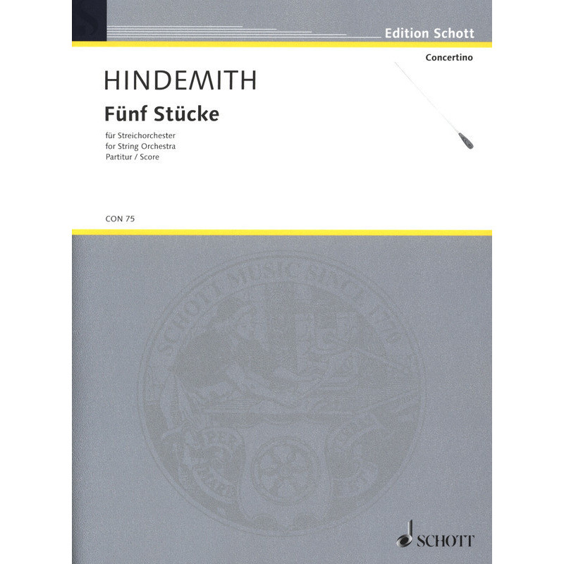 Paul Hindemith Fünf Stücke op. 44 String Orchestra,