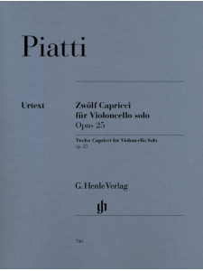Piatti - 12 Capricci op. 25 for Violoncello solo