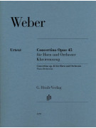 Weber Concertino op. 45 riduzione pianoforte,