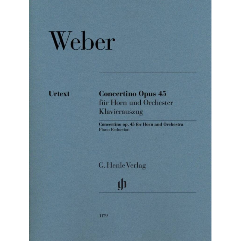 Weber Concertino op. 45 riduzione pianoforte,