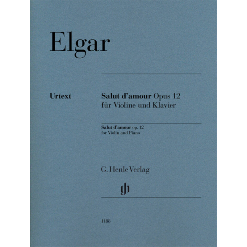 Elgar Salut D'Amour op. 12 Violin and Piano,