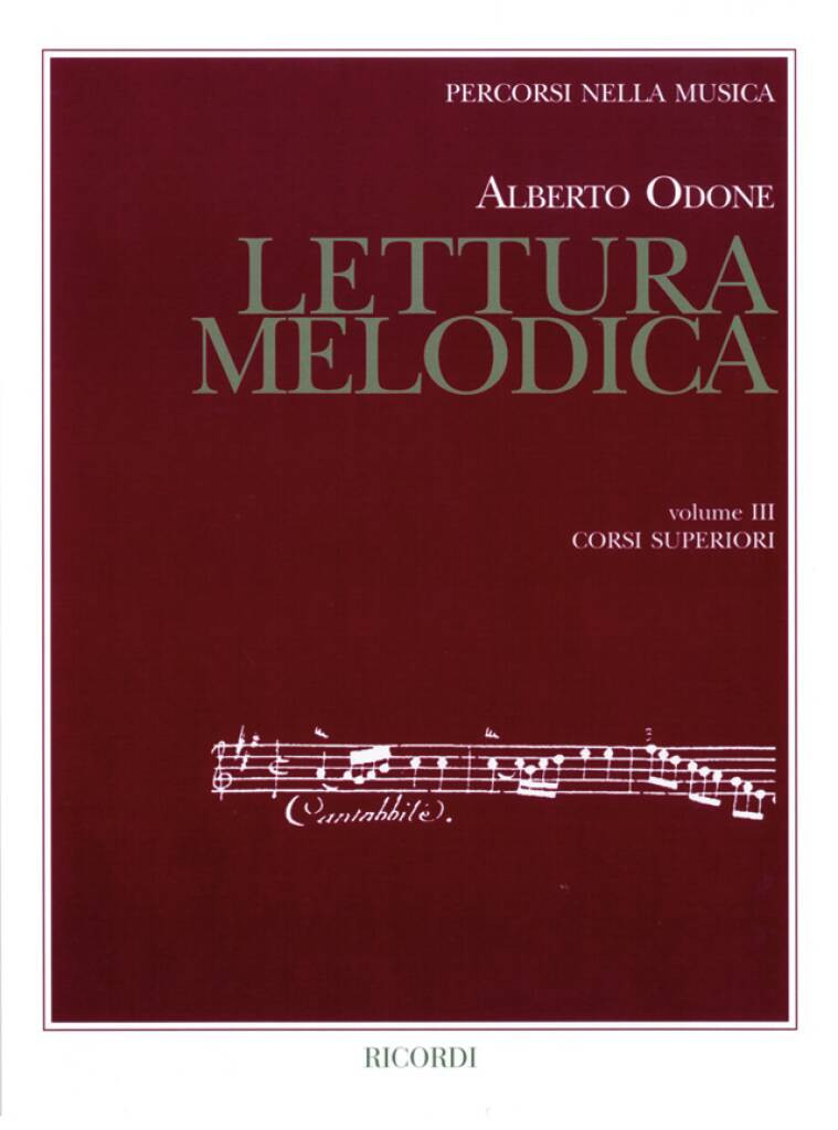Lettura Melodica Volume 3