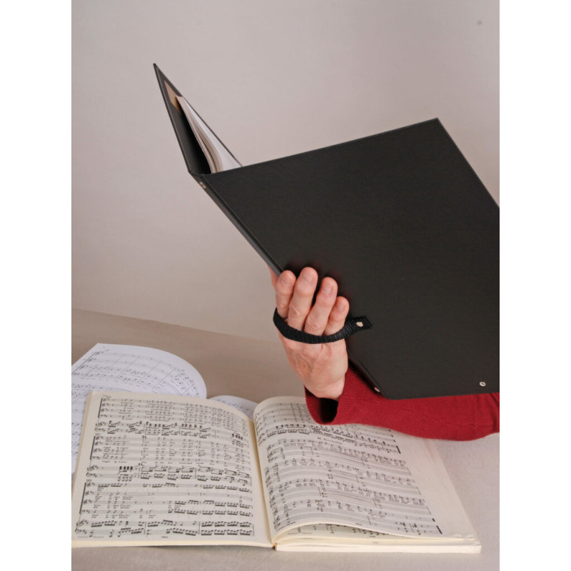 Cartelletta Porta spartiti per coro,