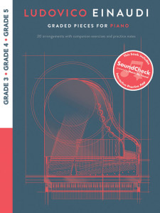 Einaudi - Graded Pieces For Piano - Grades 3 - 5 (book / Audio Online)