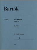 Bela Bartok For Children Band II, spartiti musica classica,