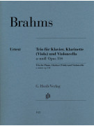 Brahms Trio fur Klavir Klarinette Violoncello,
