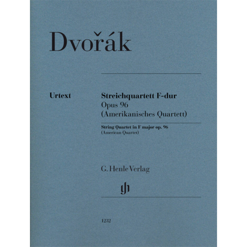 Dvorak String Quartet op. 96, Dvorak American Quartet,