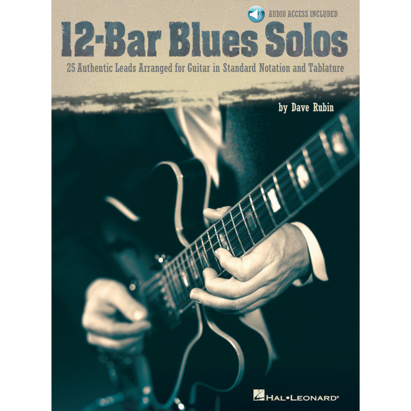 12-Bar Blues Solos, libri Dave Rubin, assoli chitarra blues