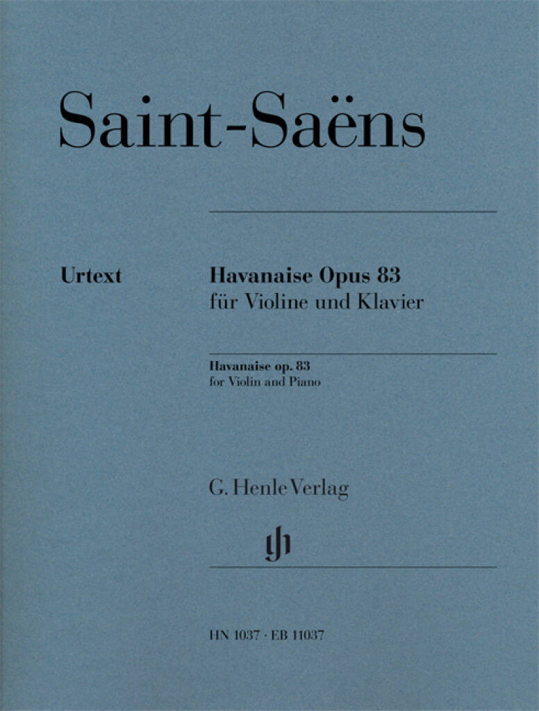 Saint-Saëns - Havanaise op. 83 (Violin and Piano)