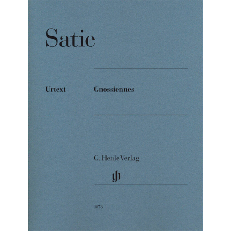 Erik Satie Gnossiennes piano, Erik Satie Henle Urtex,