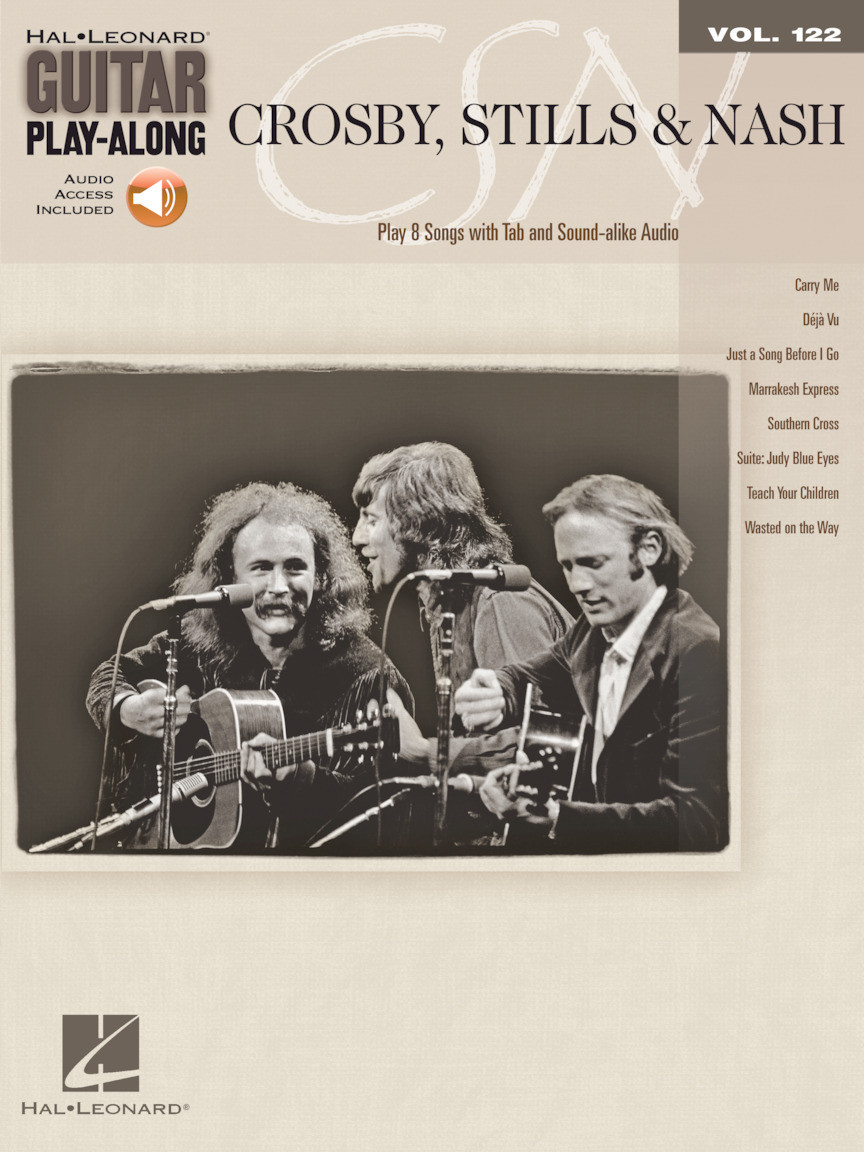 Crosby, Stills & Nash: Guitar Play-Along Volume 122 (book/Audio Online)