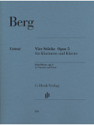 Alban Berg Four Pieces op. 5 for Clarinet and Piano,