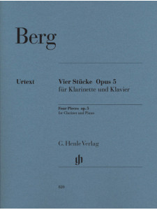 Four Pieces op. 5 for Clarinet and Piano