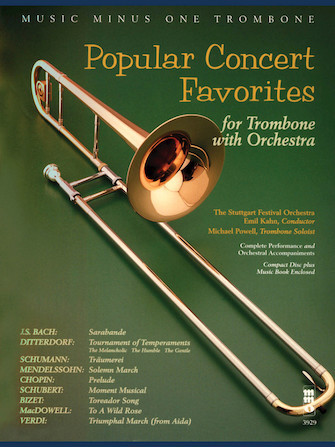 Popular Concert Favorites for Trombone with Orchestra (book & CD)