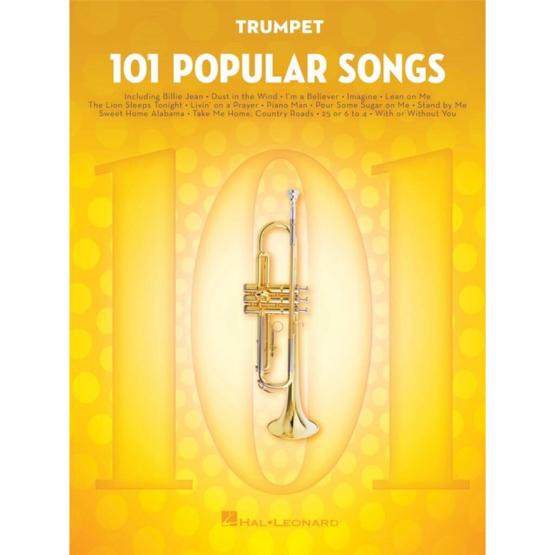 101 Popular Songs for Trumpet, spartiti per tromba,
