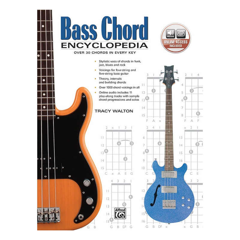 bass chord encyclopedia, accordi per basso