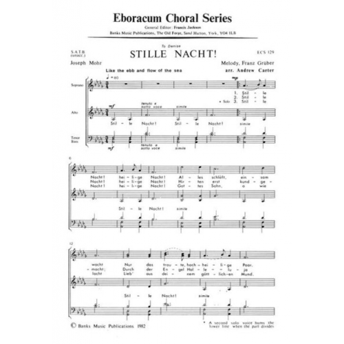Stille Nacht (Choral SATB)