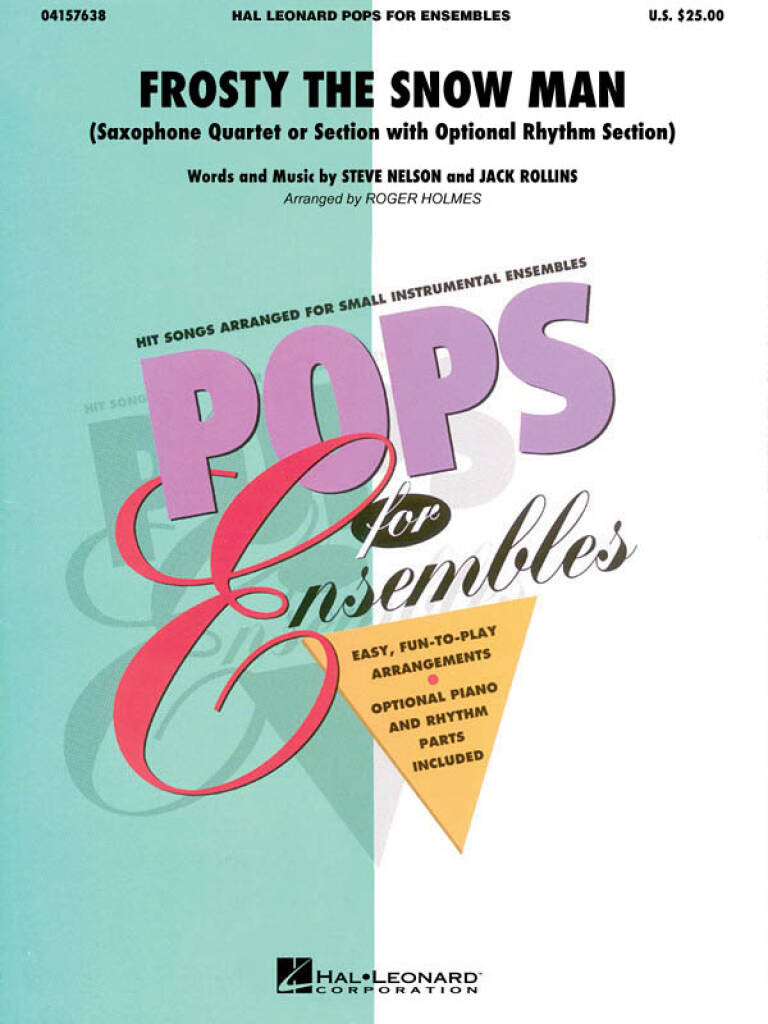 Frosty the Snow Man (Sax Quartet or Ensemble)