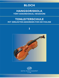 Tonleiterschule I op. 5 mit zerlegten Akkorden (Violin)