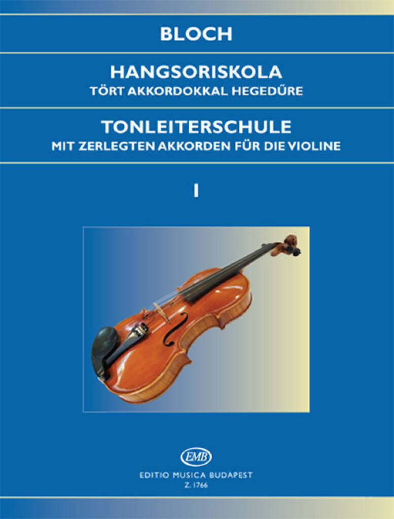 Tonleiterschule I op. 5 mit zerlegten Akkorden (Violin)