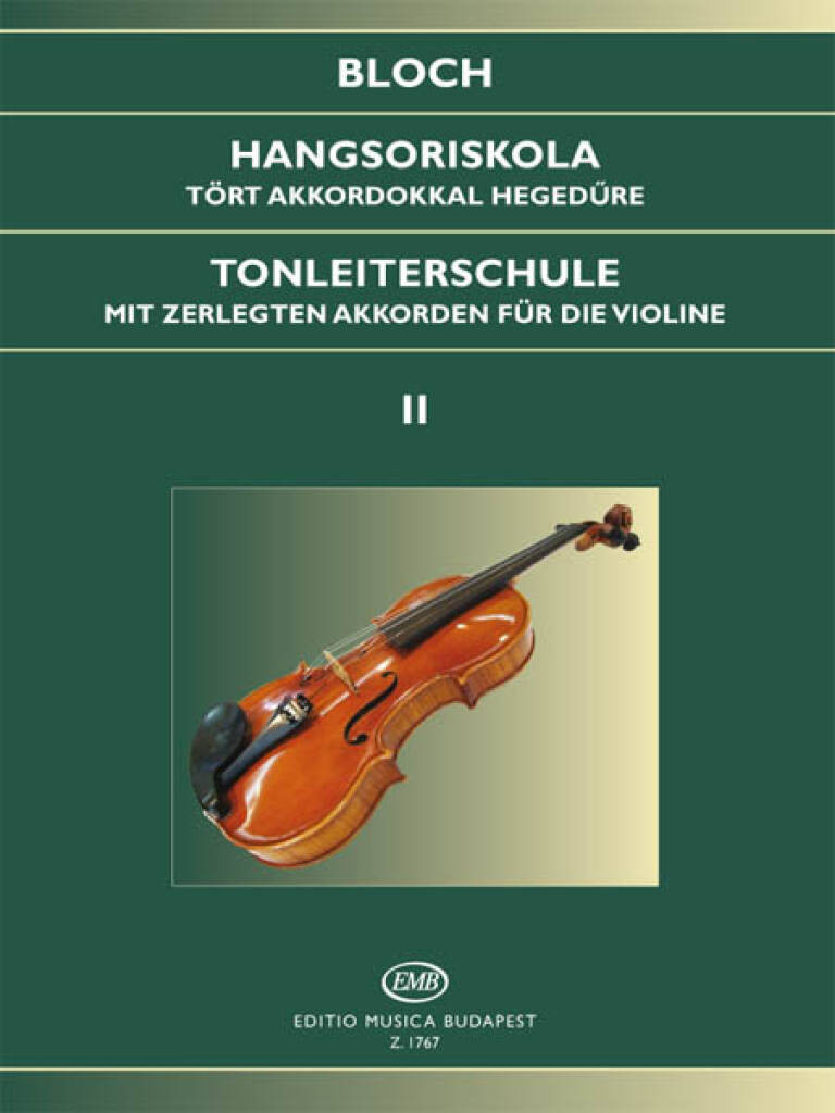 Tonleiterschule II op. 5 mit zerlegten Akkorden (Violin)