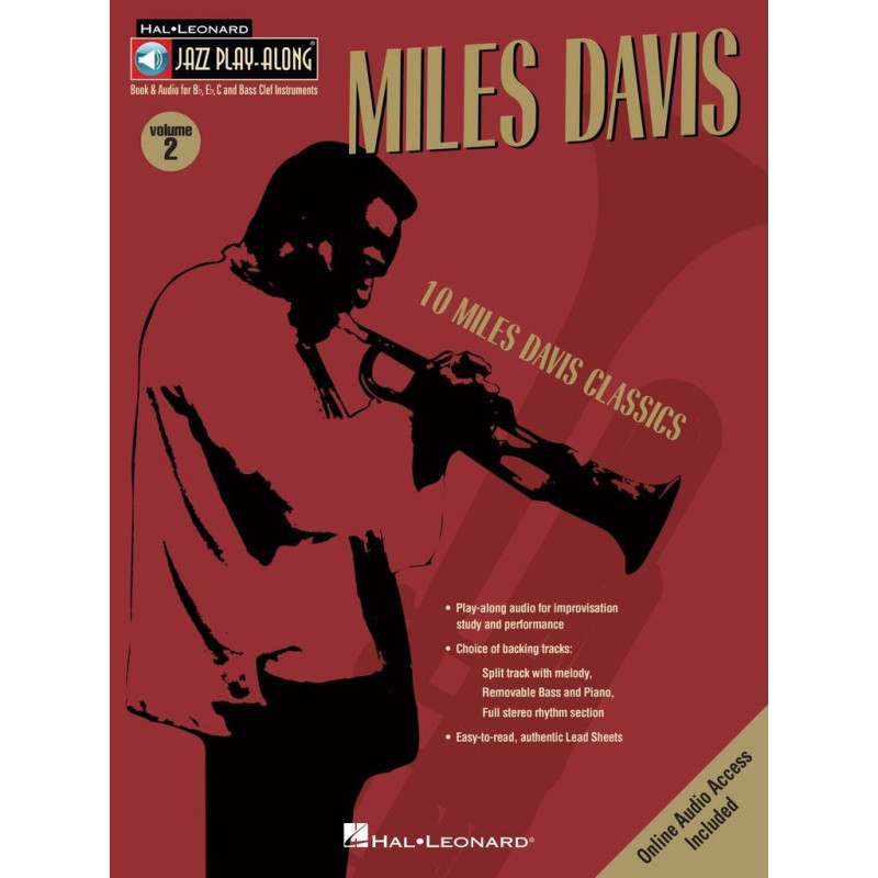 Jazz Play-Along Volume 2 Miles Davis, basi Miles Davis,
