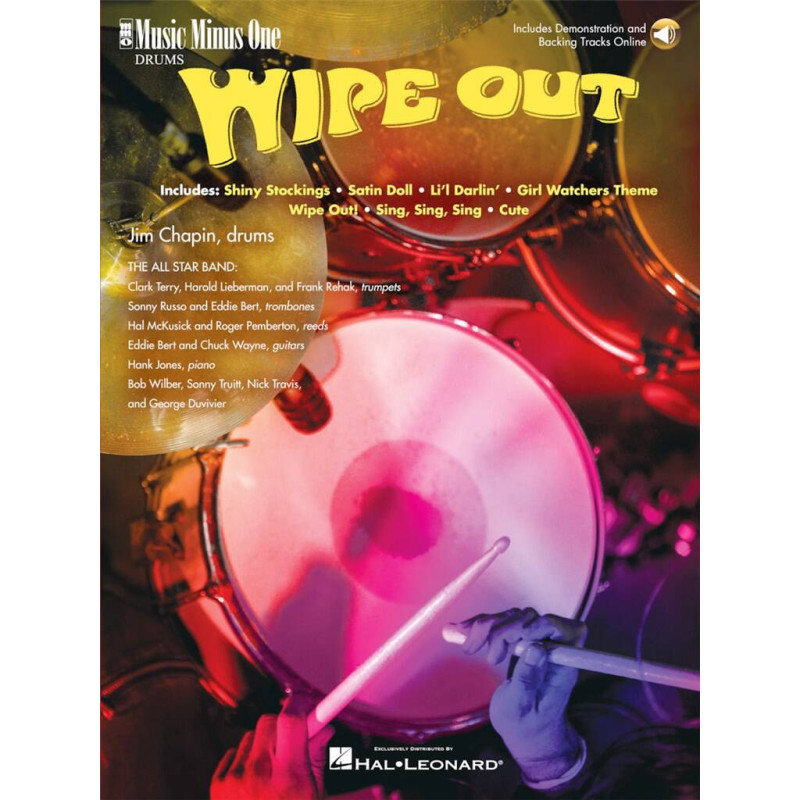 Wipe Out Music Minus One for Drums,