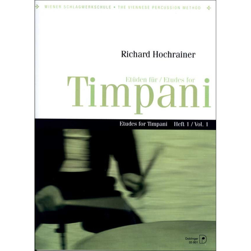 Richard Hochrainer Etudes for Timpani