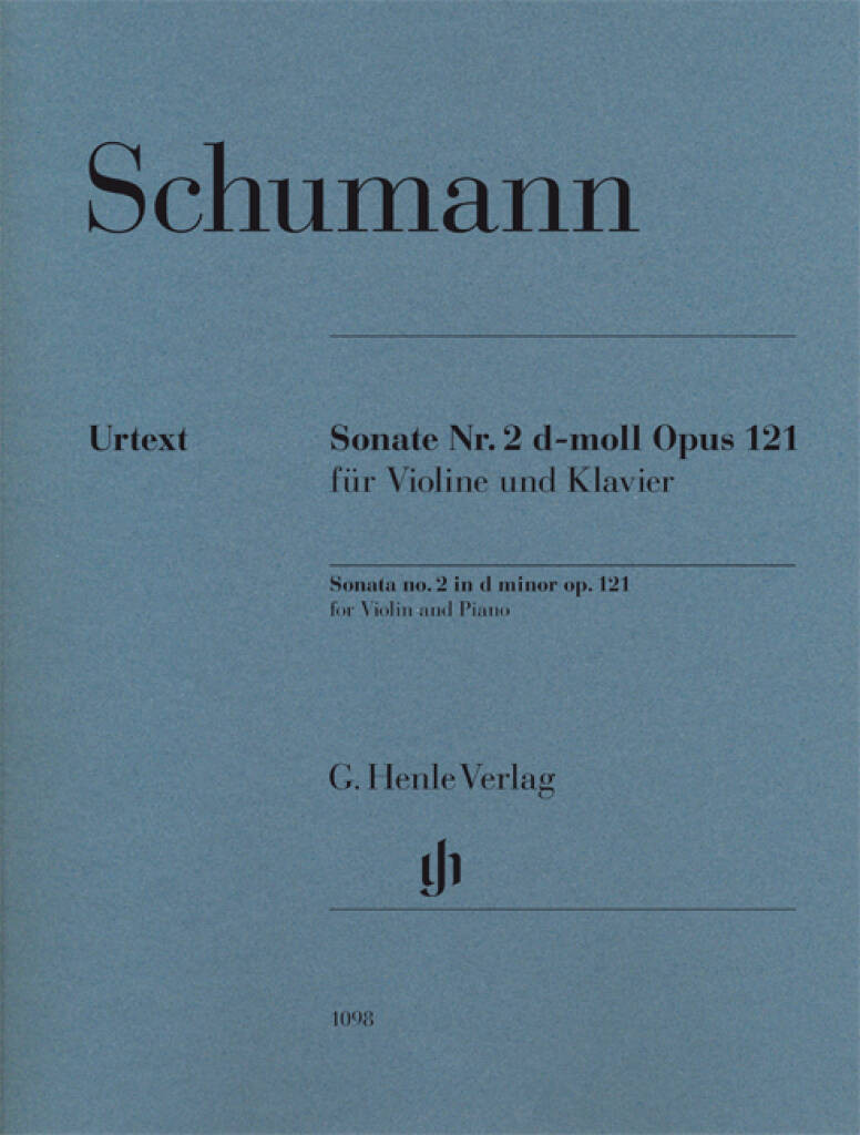 Schumann - Violin Sonata no. 2 in d minor op. 121